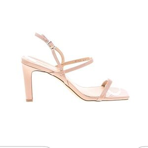 modatope 8.5 Women's Pink 3.5”stilettos heels Sandals comfortable neutral nude